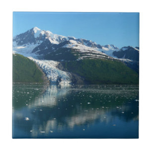 College Fjord II Beautiful Alaska Photography Tile