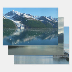 College Fjord II Beautiful Alaska Photography Wrapping Paper Sheet