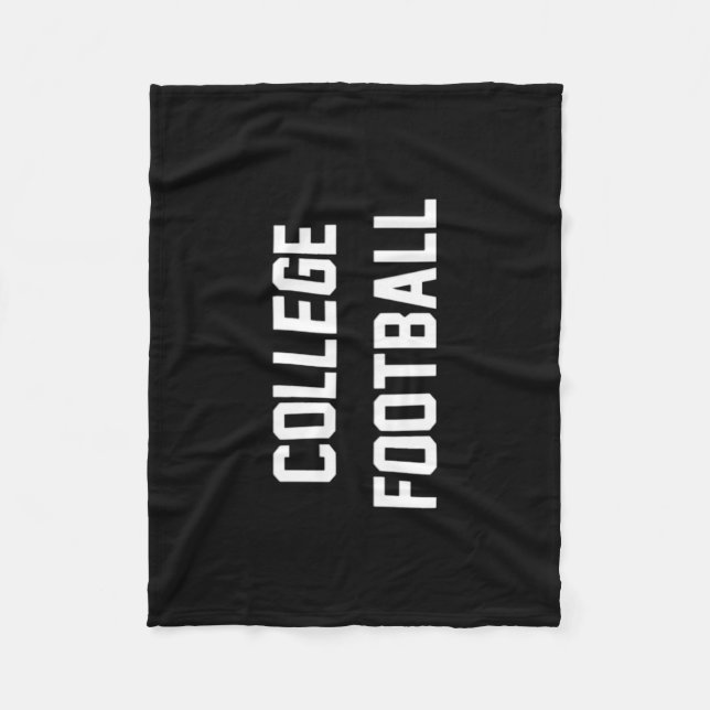 College Football Fleece Blanket (Front)