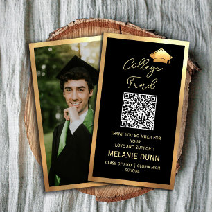 College fund graduation enclosure card