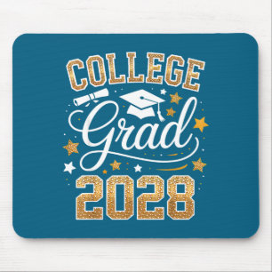 College Grad Class 2028 Senior Design Mouse Pad