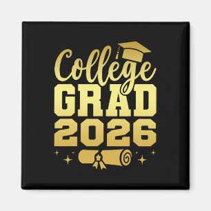 College Graduate Cl Of 2026 Grad Graduation Senior Magnet