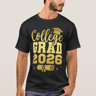College Graduate Cl Of 2026 Grad Graduation Senior T-Shirt