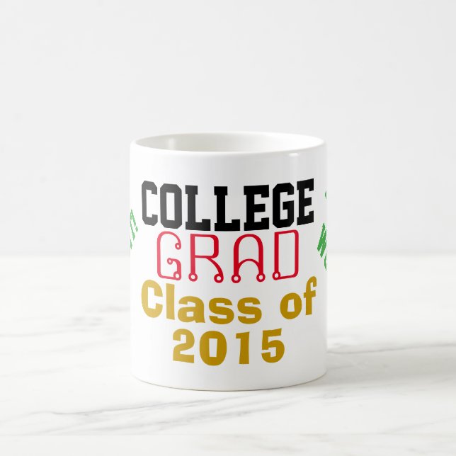 College Graduate Class Year #IRockedIt Coffee Mug (Center)