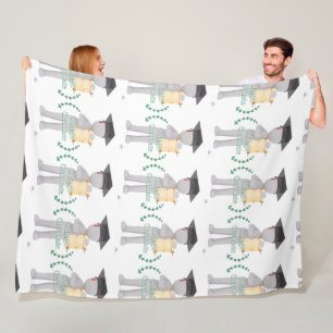 College Graduate Fleece Blanket