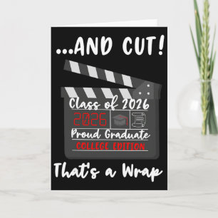 College Graduation Cl Of 2026 Ceremony Funny Gradu Card