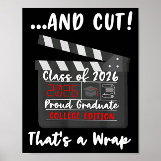College Graduation Cl Of 2026 Ceremony Funny Gradu Poster