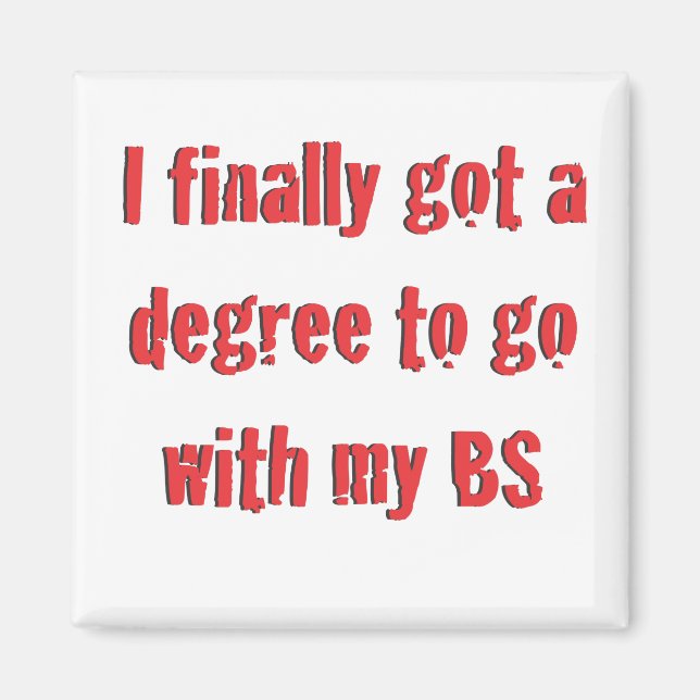 College Graduation Magnet (Front)