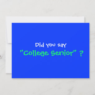 College Graduation Party invitation