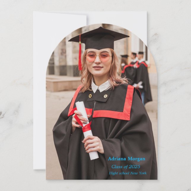 college graduation party invitation (Front)