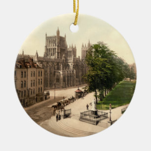 College Green, Bristol, England Ceramic Tree Decoration