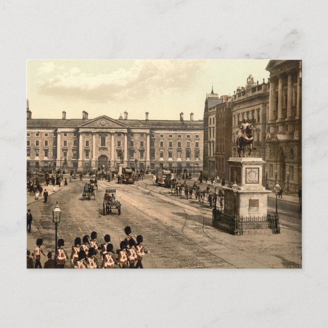 College Green, Dublin Postcard (Front)