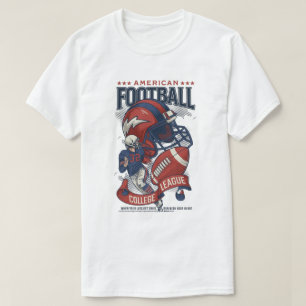 College League American Football T-Shirt