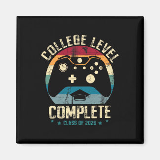 College Level Complete Cl Of 2026 Gamer Graduation Magnet