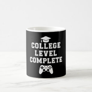 College Level Complete Graduation Gamer Gaming Coffee Mug