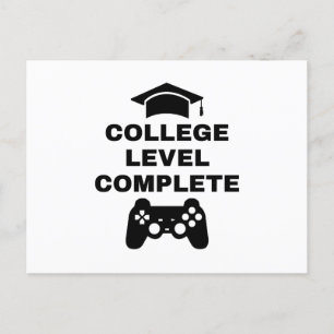 College Level Complete Postcard