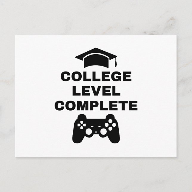 College Level Complete Postcard (Front)