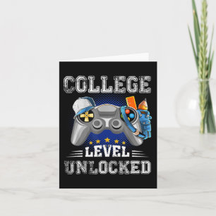 College Level Unlocked Video Game Back to School B Card