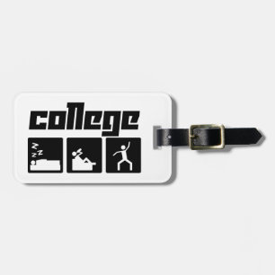 College Luggage Tag