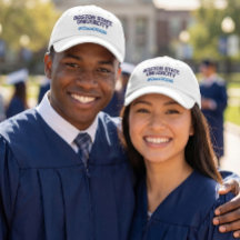 College Name Graduate 2026 Hashtag Embroidered Hat