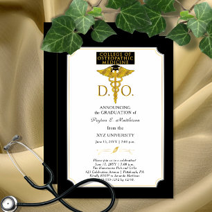 College of Osteopathic Medicine DO Physician Grad Invitation