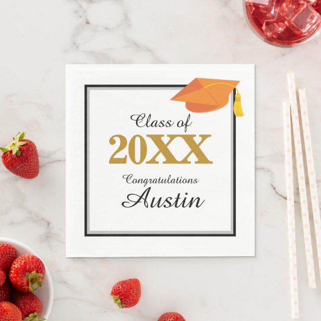 College or High School Graduation Napkin (Insitu)
