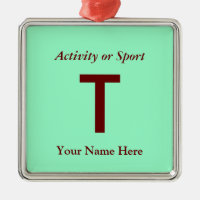 College or High School Varsity Letter Keepsake