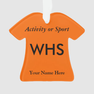 College or High School Varsity Letter Keepsake Ornament