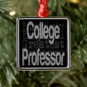 College Professor Extraordinaire Metal Ornament