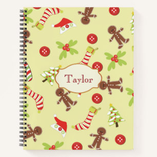 College Ruled Gingerbread Man Sweetness Notebook