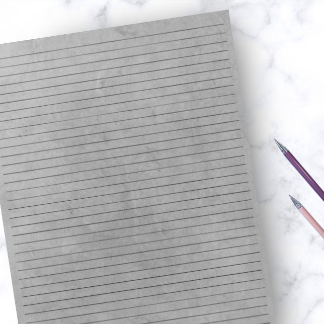 College Ruled | Grey Vintage Paper Grey Background Notepad (Creator Uploaded)