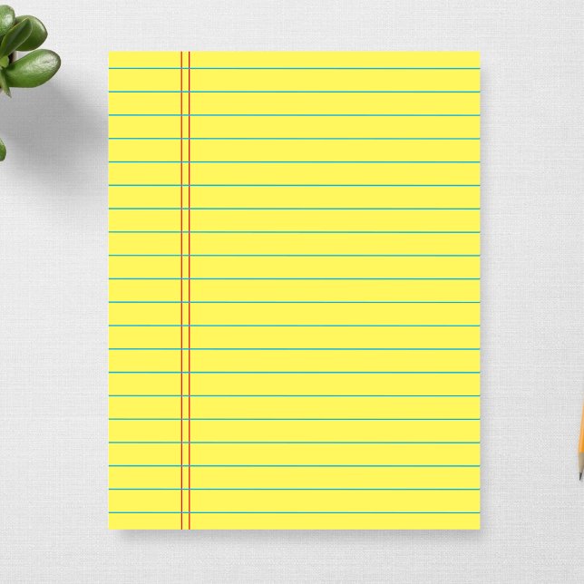 College Ruled Lined Writing 40 Sheets 8.5 x 11 Notepad (Creator Uploaded)