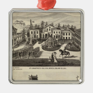 College, school, Benicia Metal Ornament