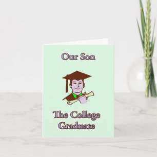 College Son College Graduation Card