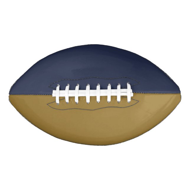 College Sports Team Colours Navy/Gold Football (Front)