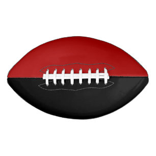 College Sports Team Colours Red/Black Football