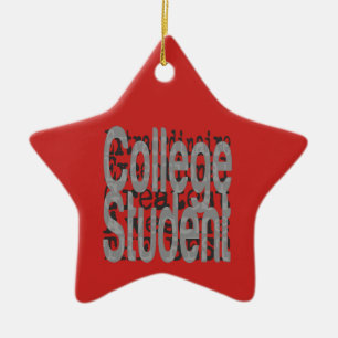College Student Extraordinaire Ceramic Ornament