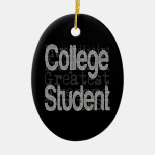 College Student Extraordinaire Ceramic Tree Decoration