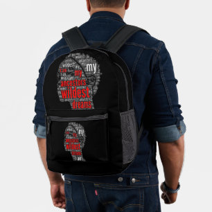College Student My Ancestors Wildest Dreams Printed Backpack