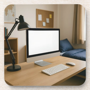 College Student Room Plastic Coaster Set