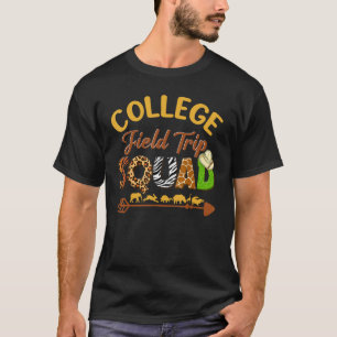 College Students School Zoo Field Trip Squad Match T-Shirt
