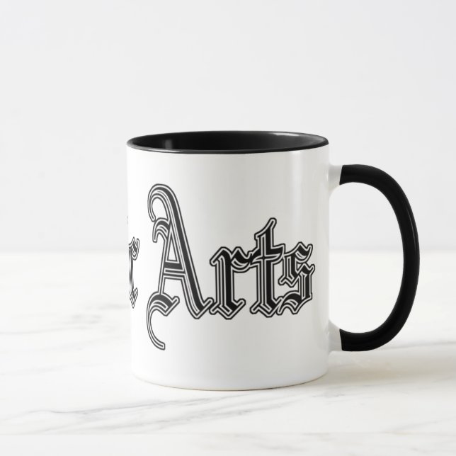 college study mug "graphic arts" (Right)
