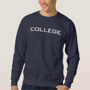 college sweatshirt