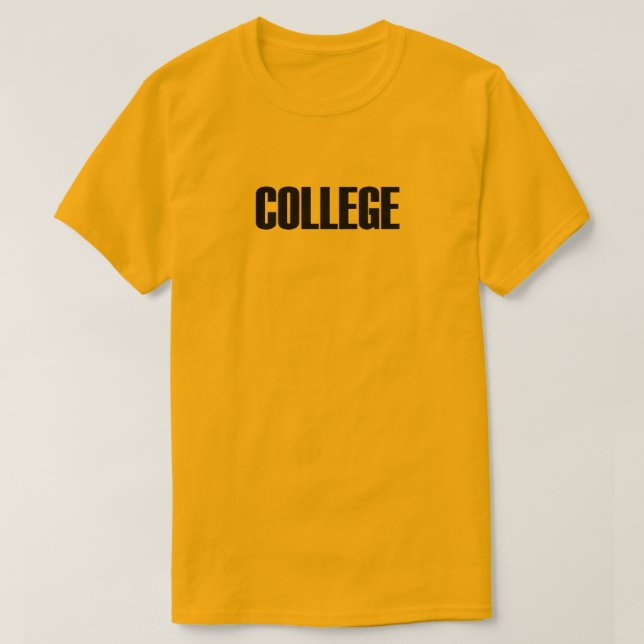 College T-shirt (Design Front)