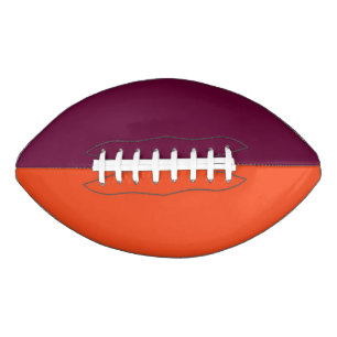 College Team Colours Maroon/Burnt Orange Football