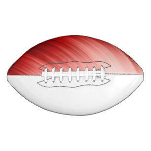 College Team Colours Red/White Football