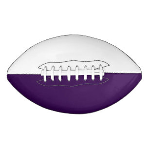 College Team Colours White/Purple Football