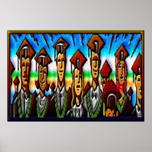 College Tech or High School Graduate Print