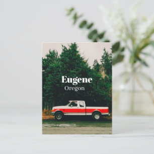 College town of Eugene - Oregon Postcard