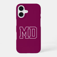 College Wine Varsity Monogram Initials